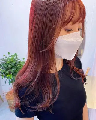 カラー 🩶 HARUKA/ 韓国美髪ヘア🩶のヘアスタイル
