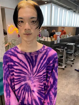 ショート カラー ヘアアレンジ メンズ XENA表参道 MIKUのヘアスタイル