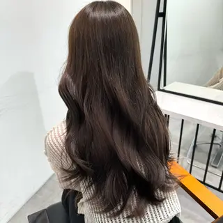 ロング カラー ヘアアレンジ ブリーチなしカラー /新百合ヶ丘/安形翔のヘアスタイル