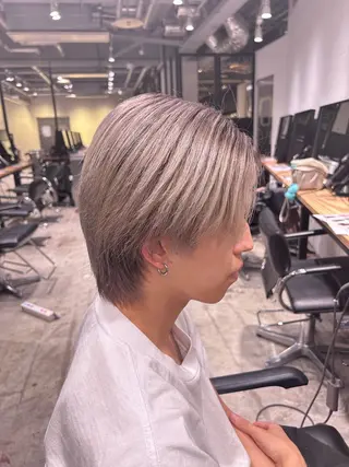 メンズ 縮毛矯正 宮本晃成のヘアスタイル