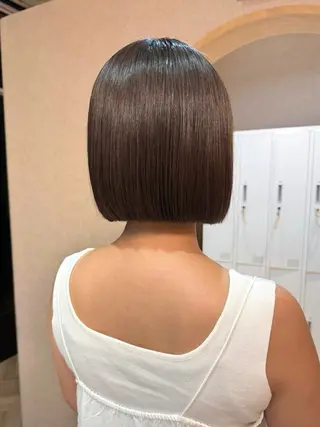 ショート カラー グレージュ/レイヤー /ボブ/moyu🎀のヘアスタイル