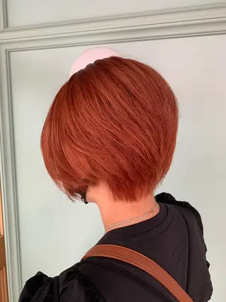 ショート カラー ハイトーン/メンズ/ ウルフ特化 小松のヘアスタイル