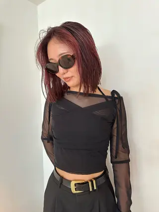 ミディアム カラー 🎀オイダイラ モモカ🎀のヘアスタイル