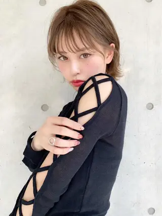 ショート ♡透け感カラー 大賀哲平♡のヘアスタイル