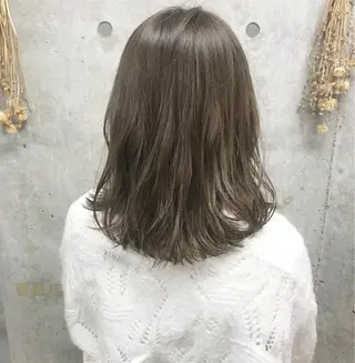 セミロング カラー ヘアアレンジ clan所属・Satsuki ✂︎♡のヘアスタイル