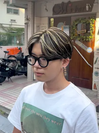 カラー メンズ 💎メンズ特化🔥 カット/パーマのヘアスタイル