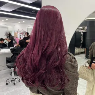ロング カラー ブリーチなし透明感 💗RYOTAのヘアスタイル