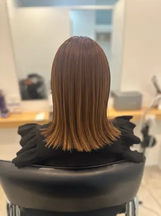 ミディアム カラー uhiyama shotarouのヘアスタイル