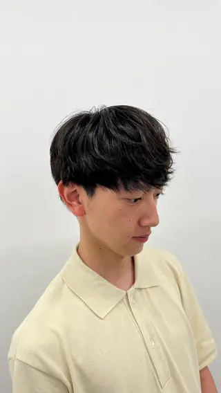 ショート パーマ メンズ 🎖️垢抜けヘア 🎖️美容師のヘアスタイル