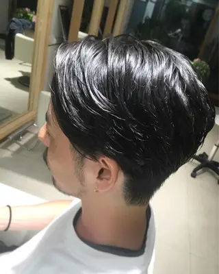 ショート 安永 涼のヘアスタイル