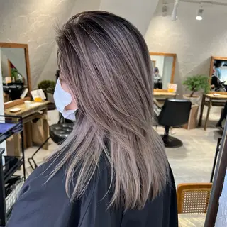 セミロング カラー 新宿/髪質改善 艶カラー👶Renaのヘアスタイル