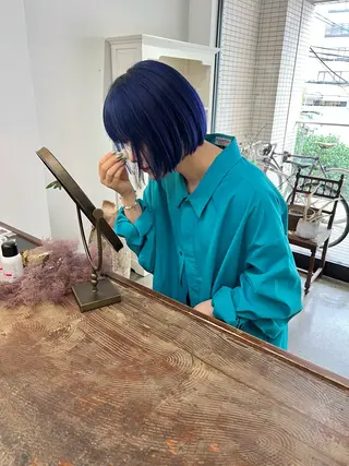 ショート カラー 千葉 郁也のヘアスタイル