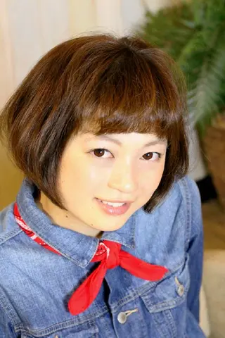 ショート カラー SAI hairgardenのヘアスタイル