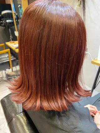 ミディアム カラー 透明感◎ / 艶髪 /  森田のヘアスタイル