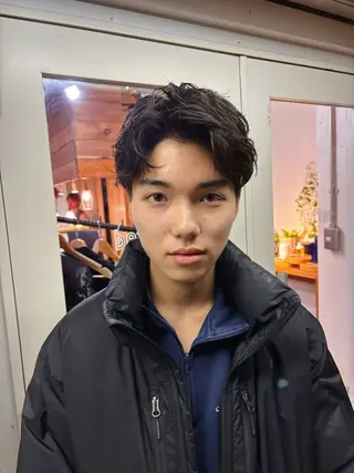 ショート メンズ kaito パーマ募集！🔵のヘアスタイル