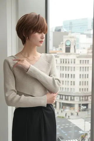 ショート 雨宮 美月のヘアスタイル