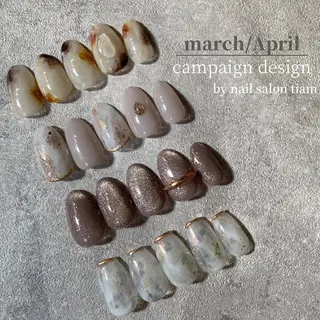 ネイル 𝑡𝑖𝑎𝑚𓂃 きむらゆきののネイルデザイン