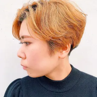 ショート カラー CODE.LINE所属・中川 竜誠のヘアスタイル