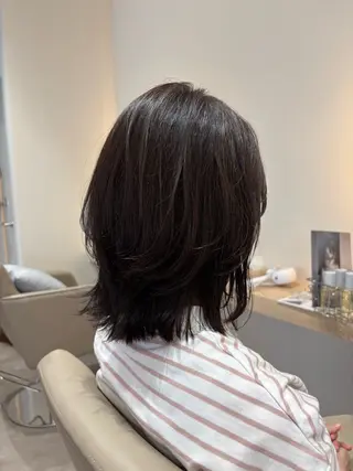 ミディアム カラー レイヤー/透明感/髪 質改善/メンズ/佐藤のヘアスタイル