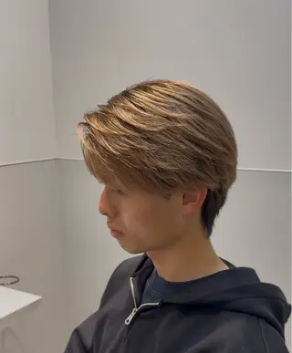 カラー メンズ SALOWIN梅田茶屋町North店所属・岡田/メンズ特化/パ ーマ&ショートのプロのヘアスタイル