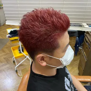 カラー パーマ ヘアアレンジ メンズ キッズ ネイル マツエク・マツパ 藤野 陵平のヘアスタイル