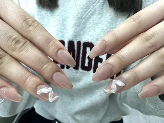 ネイル 🤎mini 🤍可愛らしいネイルのネイルデザイン