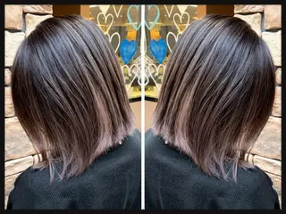 ミディアム カラー パーマ ヘアアレンジ メンズ キッズ ネイル マツエク・マツパ 酸性ストレート 髪質改善大槻勇樹のヘアスタイル