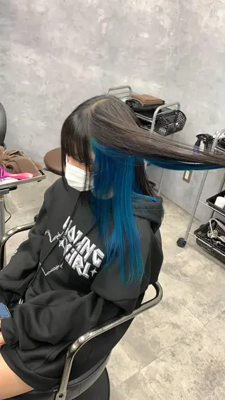 ロング L STUDIO心斎橋店所属・派手髪支持率No1 Eisukeのヘアスタイル