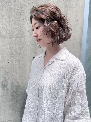 ショート カラー undercurrent (アンダーカレント)所属・Nakano Hajimeのヘアスタイル