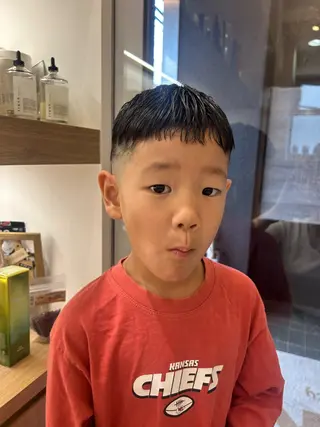 メンズ キッズ 鎌倉/メンズ/外国人 風パーマ/ﾐﾕｳのヘアスタイル