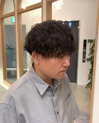ショート パーマ メンズ 🫧hinaco 🫧のヘアスタイル
