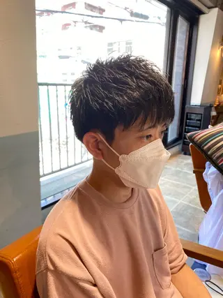 メンズ 🟣メンズパーマ 川端 永遠🟣のヘアスタイル