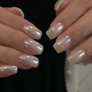 ネイル Ray. ちゅるん系ニュアンスのネイルデザイン