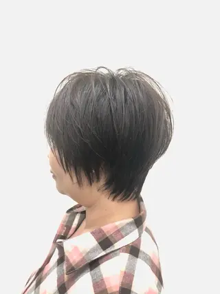 ショート カラー メンズカット デザインカラーのヘアスタイル