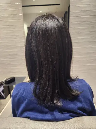 ミディアム カラー 💜艶髪カラー💜 🎶富川美希🎶のヘアスタイル