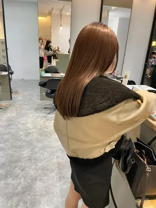 セミロング 岩戸 新のヘアスタイル