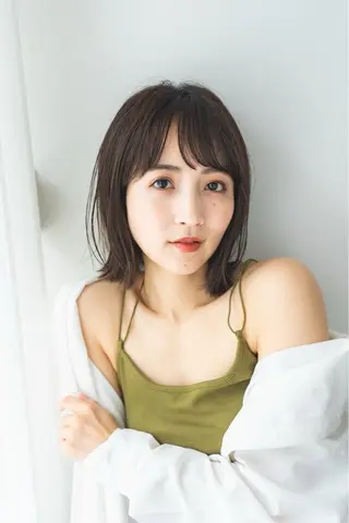 ミディアム itsuki レディース練習のヘアスタイル