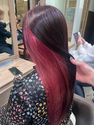 ロング カラー ブリーチ/デザイン 💎ryuyaのヘアスタイル