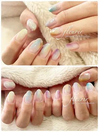 ネイル フルリール 【プライベートサロンのネイルデザイン