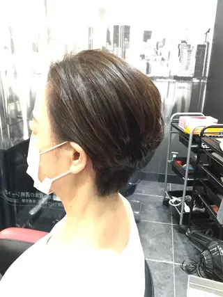 ショート カラー Annon プライベートサロンのヘアスタイル