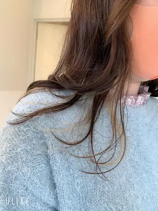 ロング メンズバレイヤージュ 斉藤春のヘアスタイル