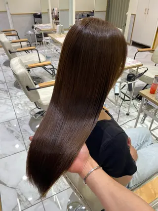 カラー hina☺︎ 髪質改善/ストレートのヘアスタイル