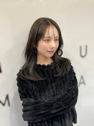 セミロング 髪質改善VALETTE福岡天神所属・髪質改善/レイヤー /韓国ヘアNOBUのヘアスタイル