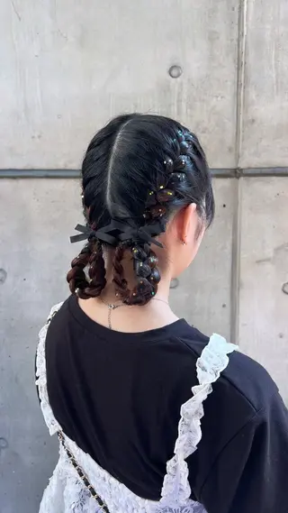 ロング ヘアアレンジ MINX　長池 陽菜🎀のヘアスタイル