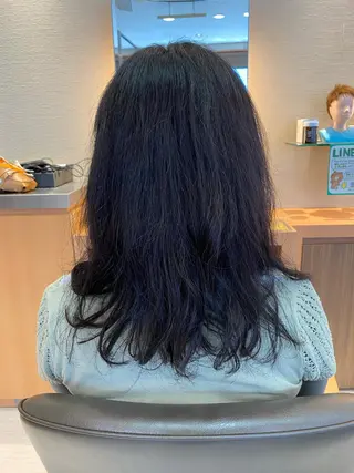 ロング パーマ 🟢NEGi🟣 🫧髪質改善のヘアスタイル