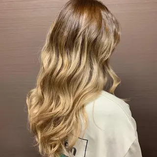 ロング カラー メッシュ&パーマ特化 🔥山田雄大🔥のヘアスタイル