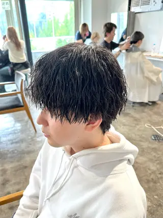 パーマ メンズ 骨格補正施術/メンズ 専門美容師/YUYAのヘアスタイル