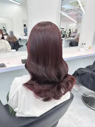ロング カラー ♡艶髪ブラウン himi♡のヘアスタイル