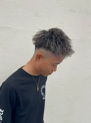 カラー パーマ メンズ 一宮/稲沢/あま市 /小林好裕のヘアスタイル