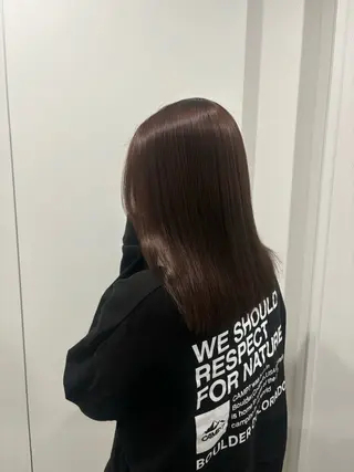 カラー 梶山 愛夢のヘアスタイル